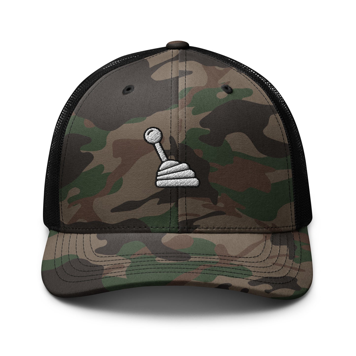 Camouflage GearShift trucker hat