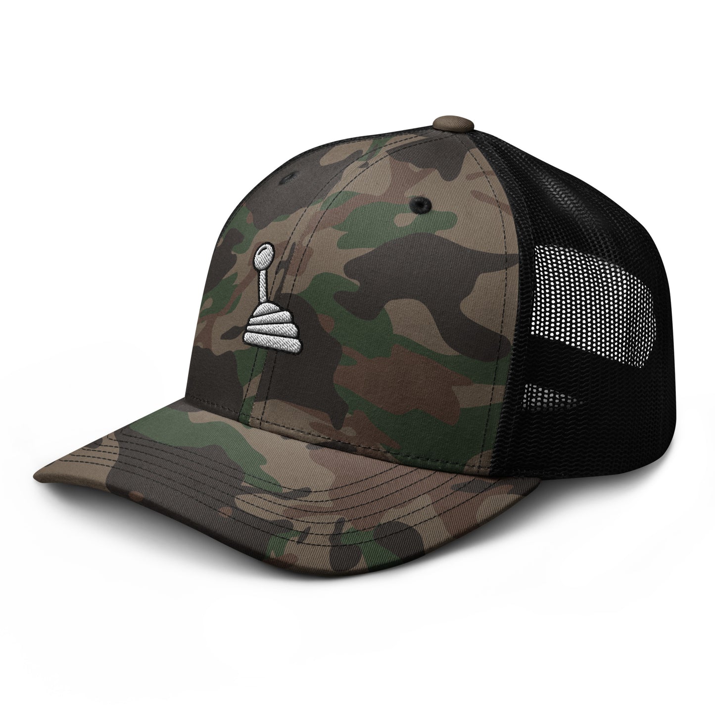 Camouflage GearShift trucker hat