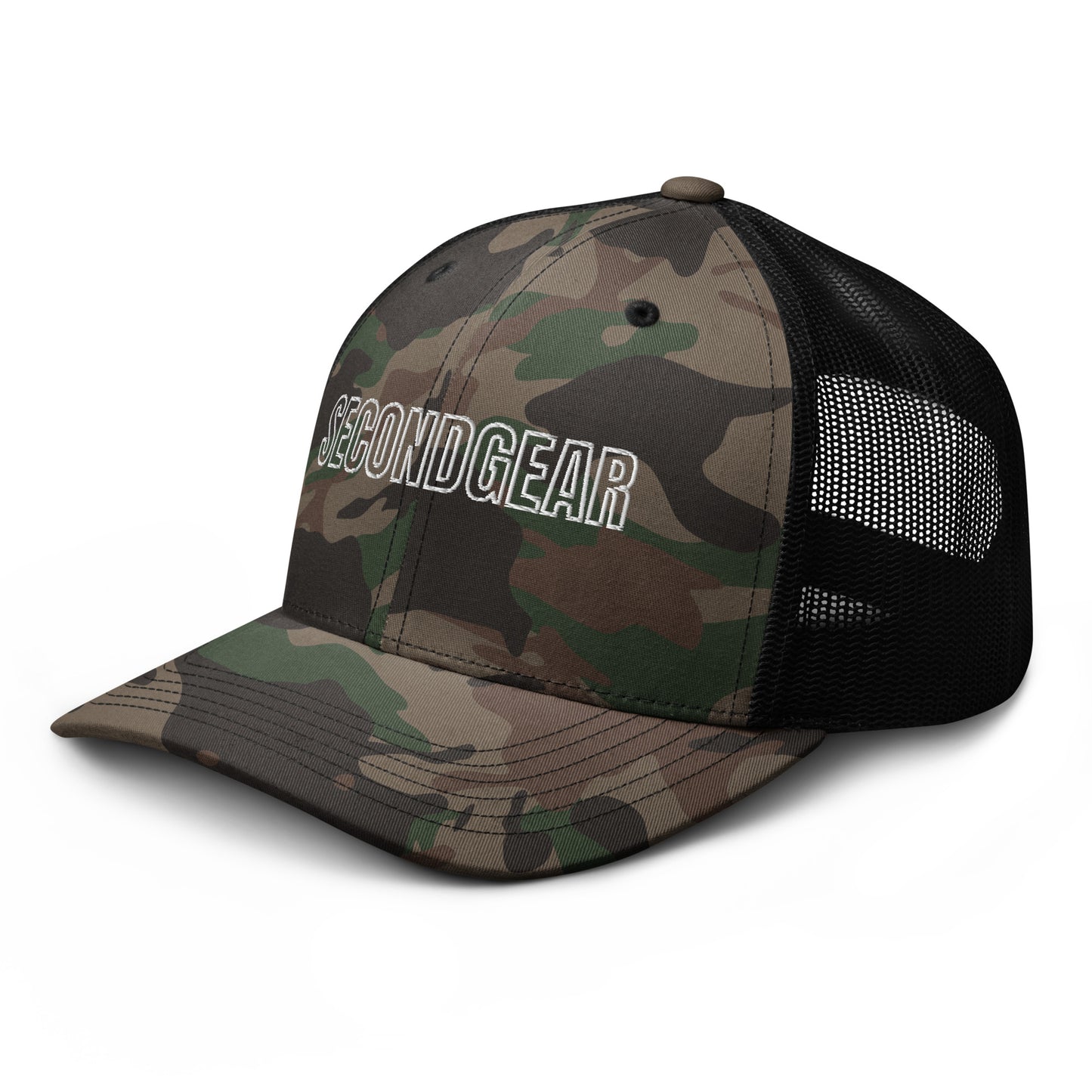 Camouflage SecondGear Trucker Hat