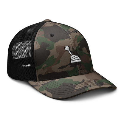 Camouflage GearShift trucker hat