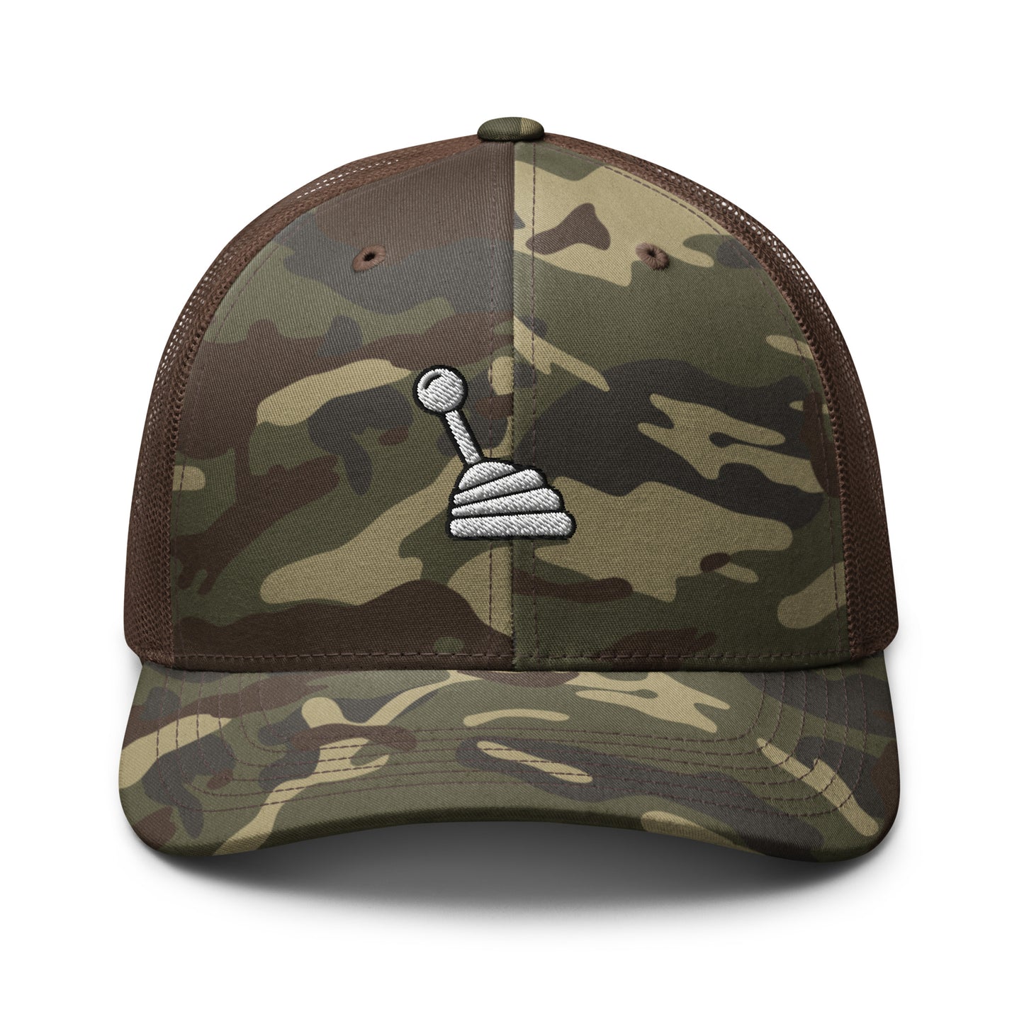 Camouflage GearShift trucker hat