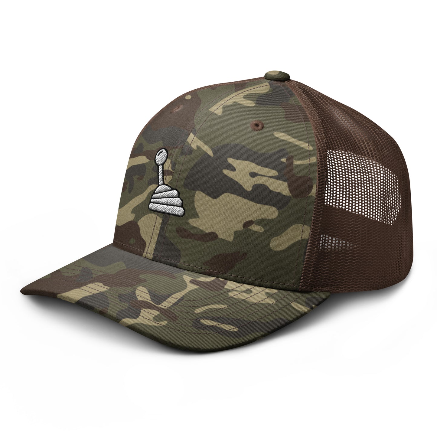 Camouflage GearShift trucker hat