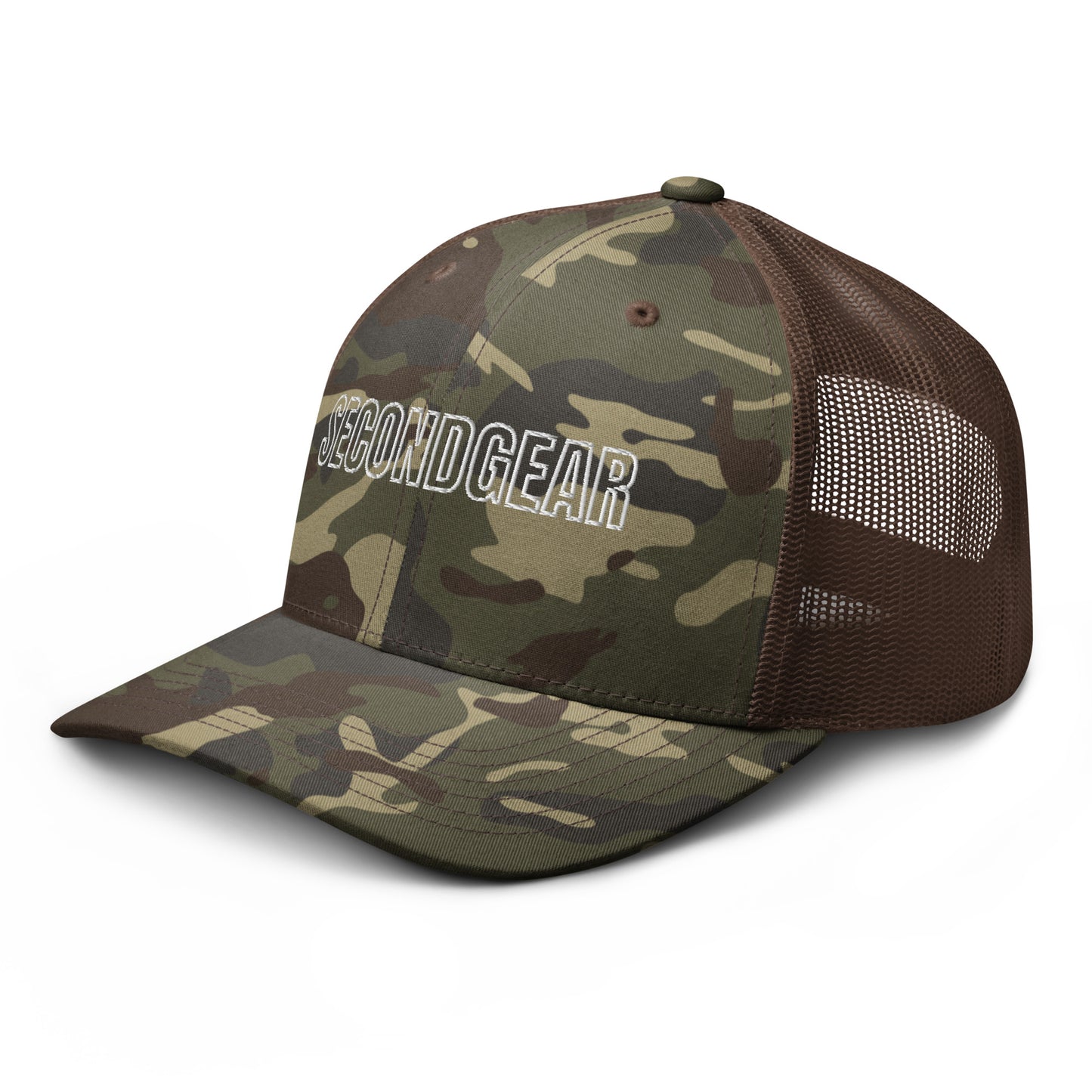 Camouflage SecondGear Trucker Hat