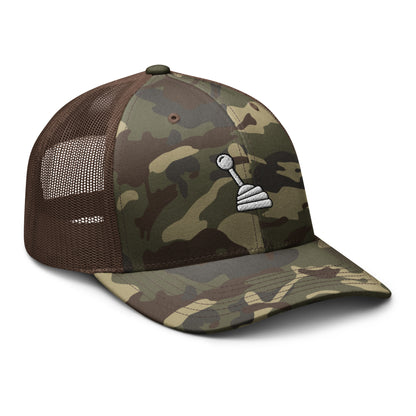 Camouflage GearShift trucker hat