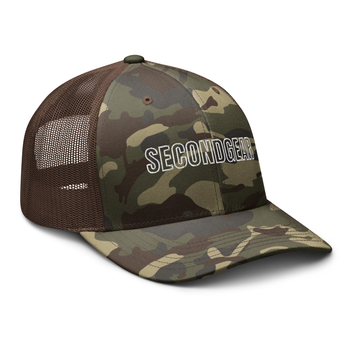 Camouflage SecondGear Trucker Hat