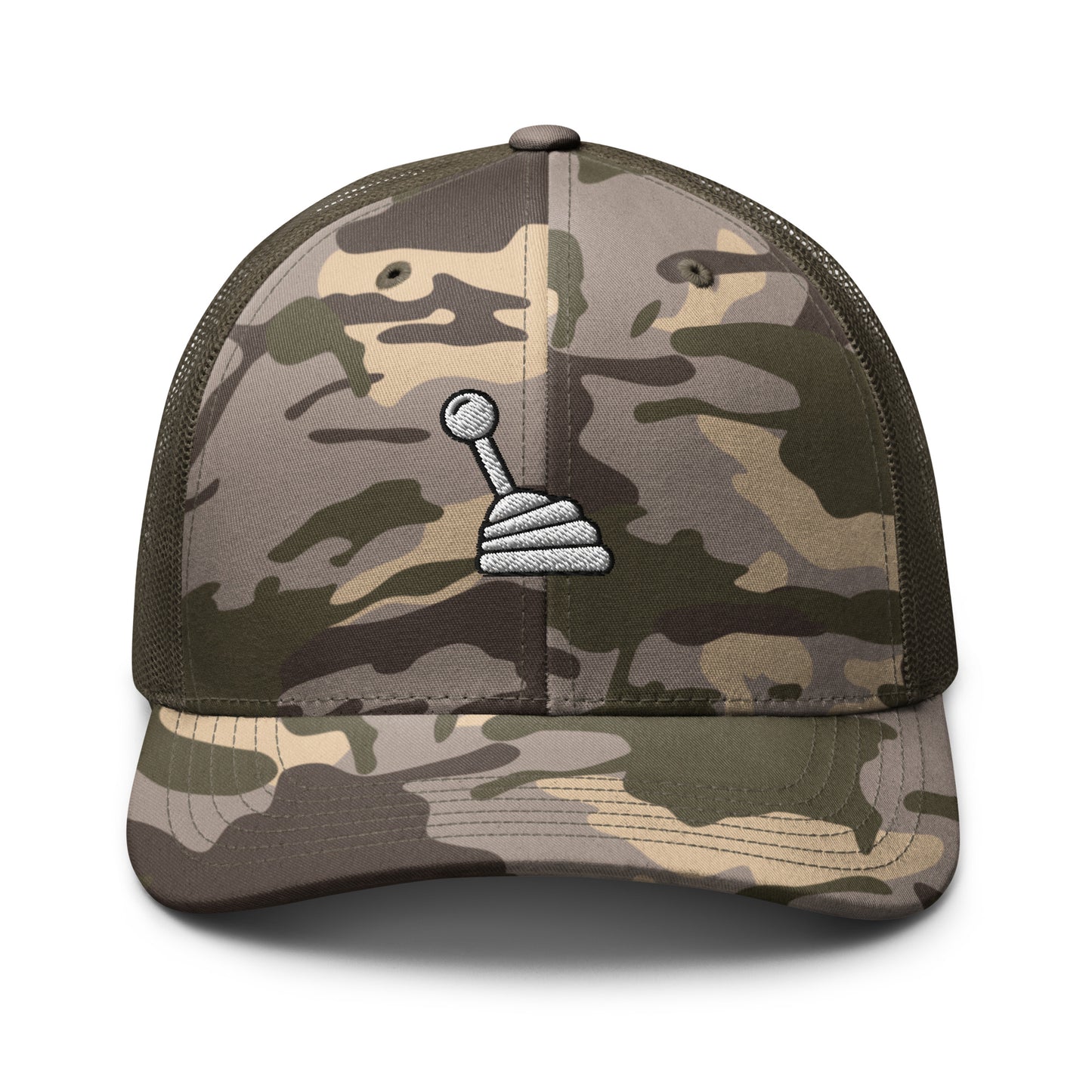 Camouflage GearShift trucker hat