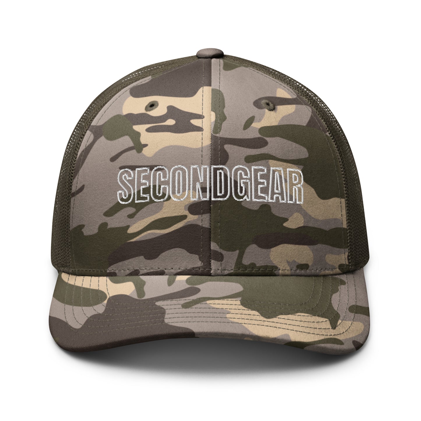 Camouflage SecondGear Trucker Hat