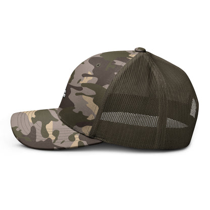 Camouflage GearShift trucker hat