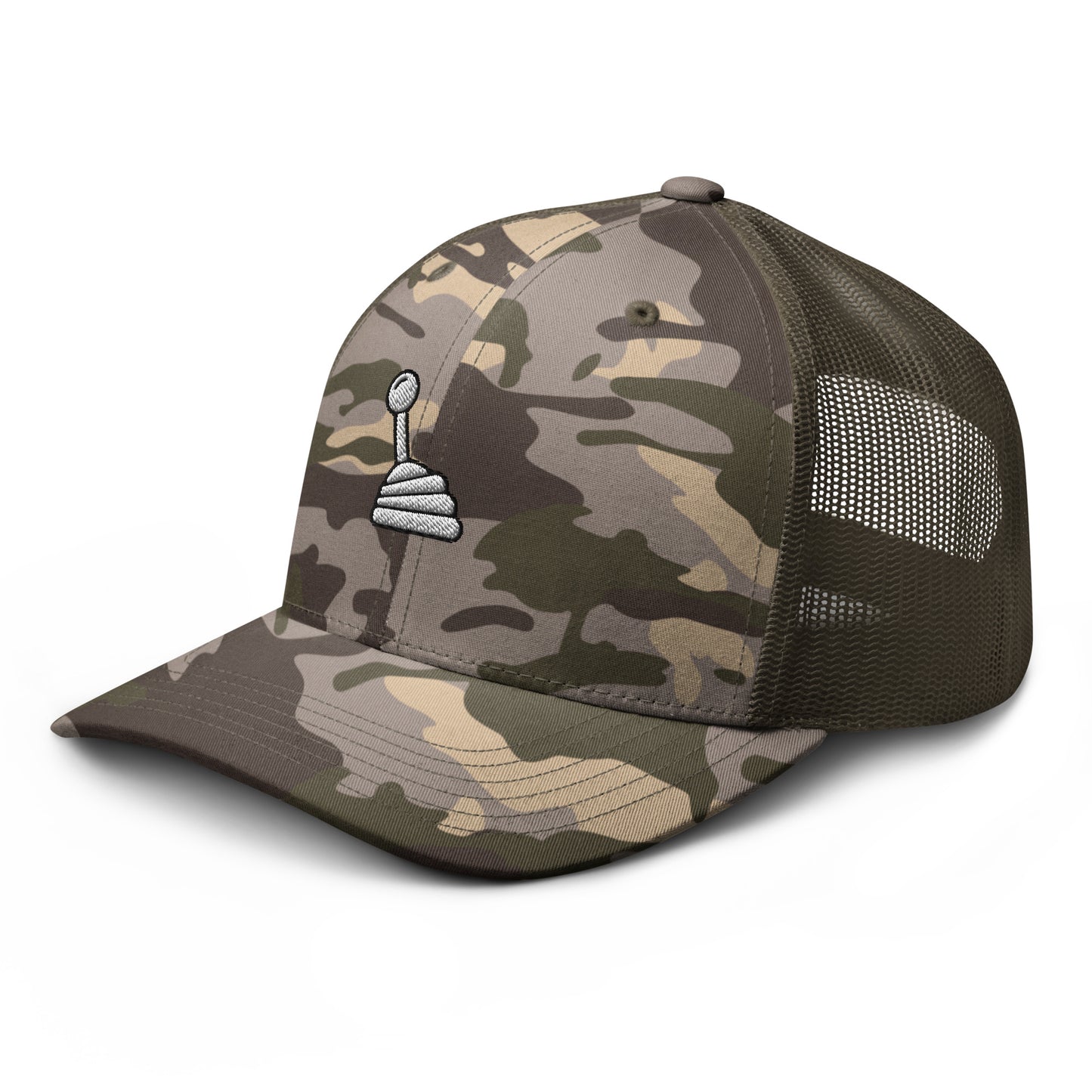 Camouflage GearShift trucker hat