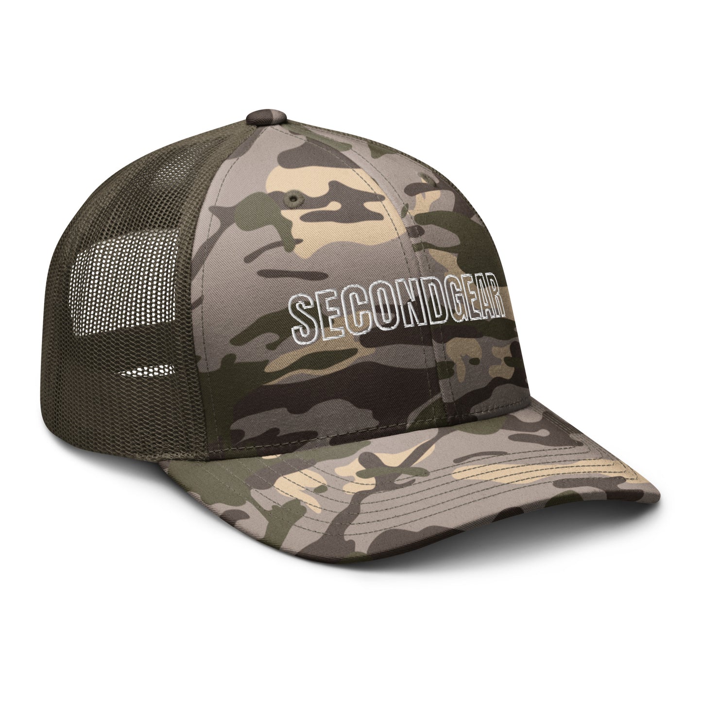 Camouflage SecondGear Trucker Hat