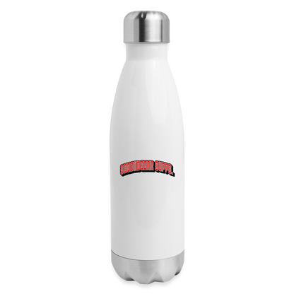 University Collection Stainless Steel Water Bottle - white