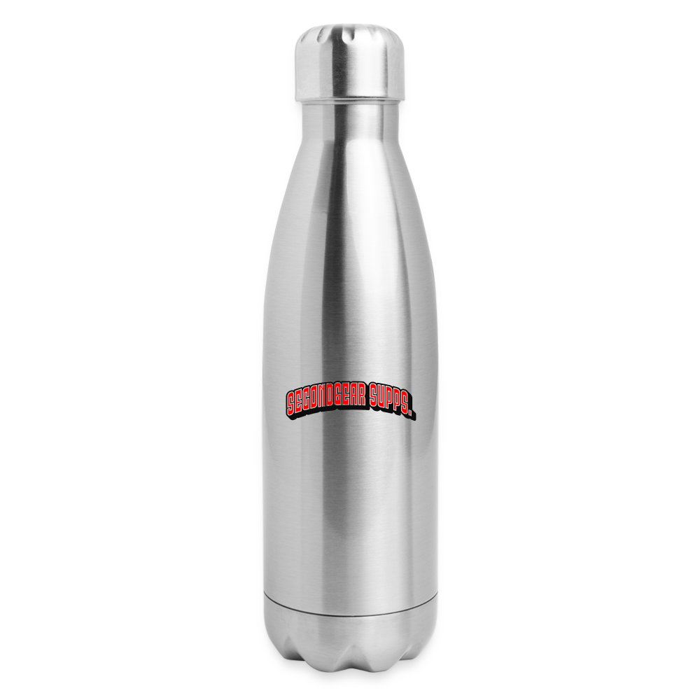 University Collection Stainless Steel Water Bottle - silver