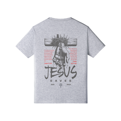 Jesus Saves Fitted T-Shirt