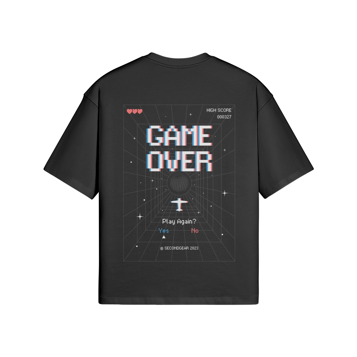 Game Over Oversized T-Shirt